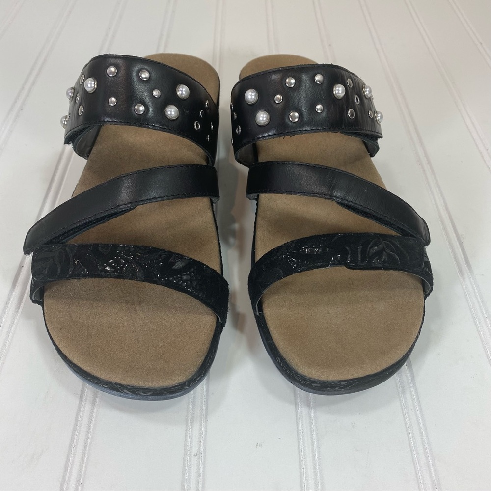 Romika Fidschi 62 Black leather sandal - Picture 3 of 8